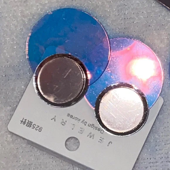 New Earrings- Last But Not Least Cute, Plastic, Shimmering, Lightweight and FUN - Picture 2 of 10